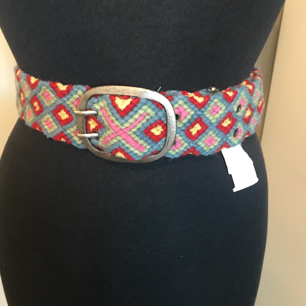 Multi color Embroidered Belt